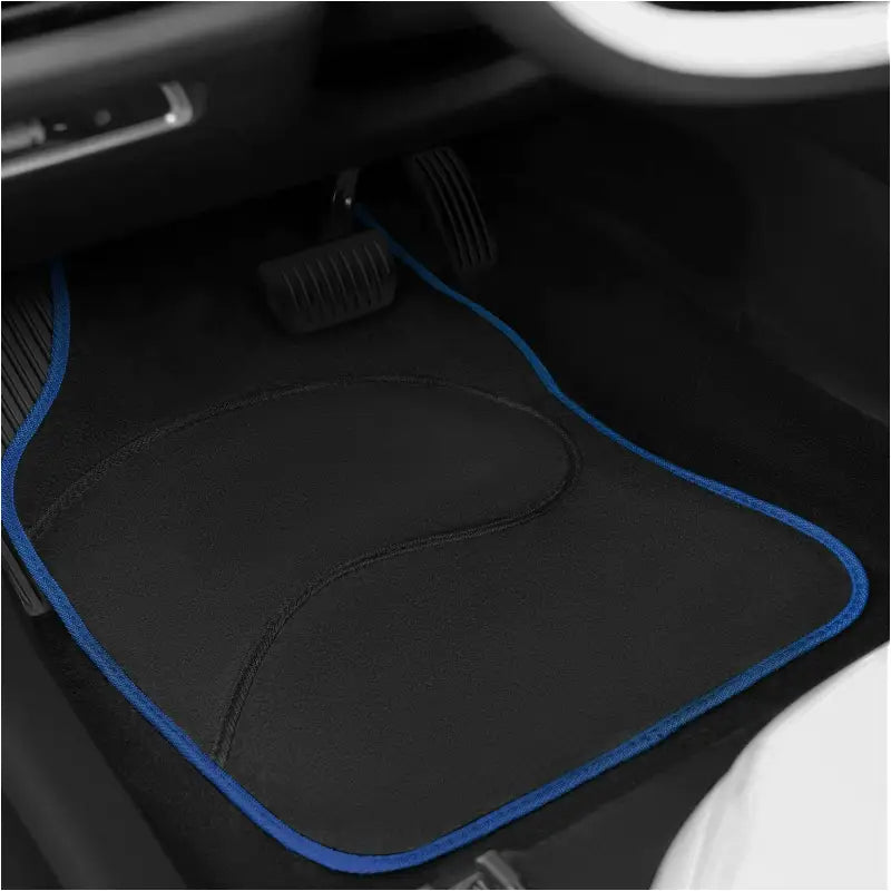 BukkitBow Automatten set met tapijt en PP-stof voor- en achtermatten, universeel en waterafstotend voor auto-interieur