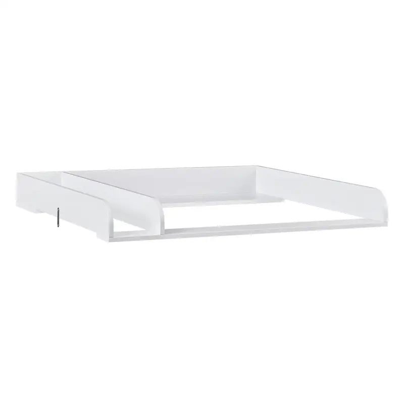 BukkitBow baby verschoontafel los opzetstuk voor commode, grijs of wit, 80x74,5x8,5cm, geschikt voor babyverzorging.