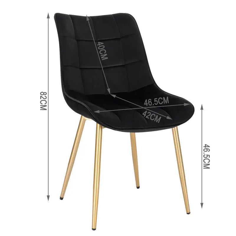 BukkitBow eetkamerstoel met ergonomisch design, stevige constructie, vloerbescherming en 82cm hoogte, geschikt voor diverse interieurstijlen.