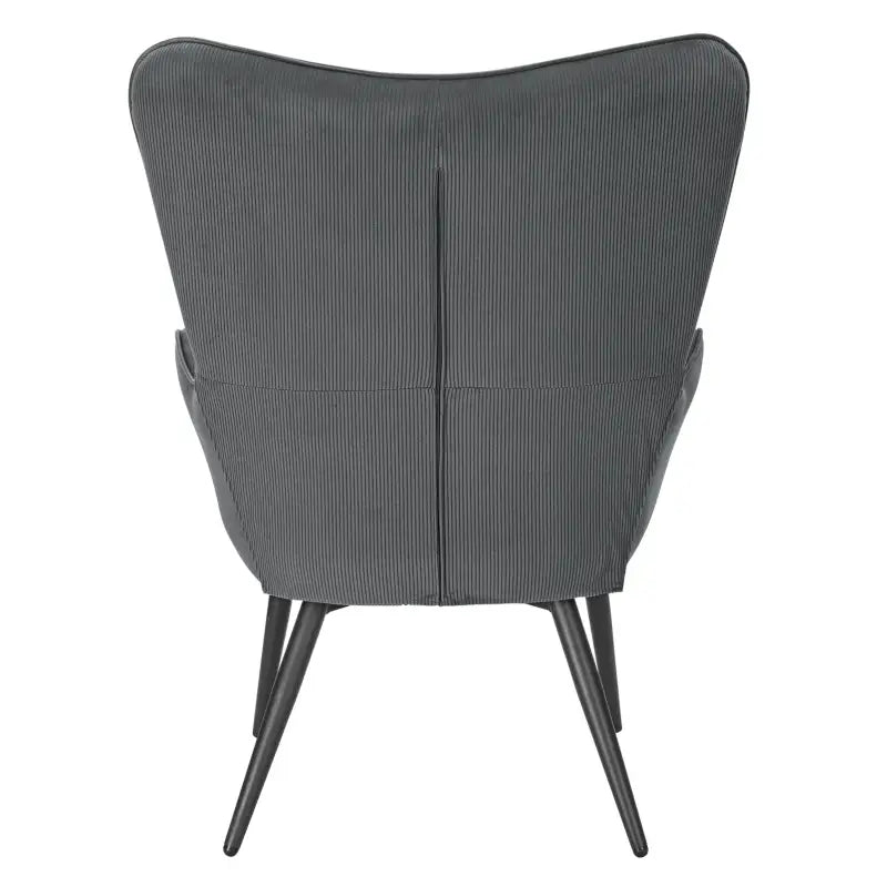 BukkitBow comfortabele fauteuil met bijpassende kruk, stevige en duurzame constructie, moderne stijl, afmetingen 98x43x59cm.