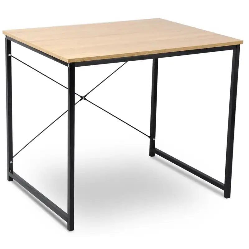 BukkitBow computertafel bureau van spaanplaat en metaal met afmetingen 80x60x70cm, geschikt voor thuis of kantoorgebruik