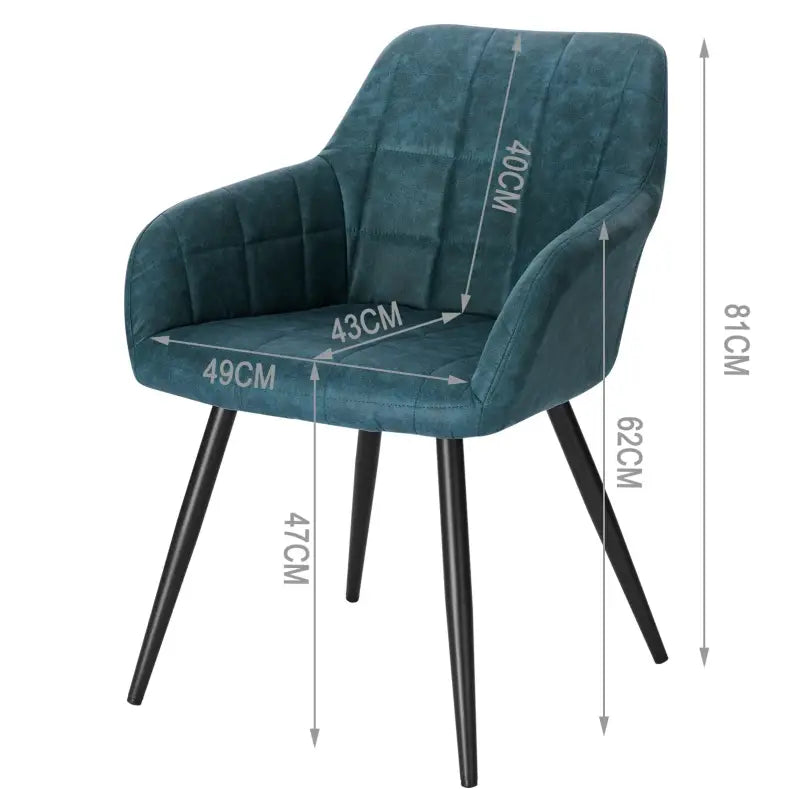 BukkitBow eetkamerstoel met leren, stoffen en linnen bekleding, ergonomisch en stevig, zithoogte 47 cm, comfortabel zitcomfort.