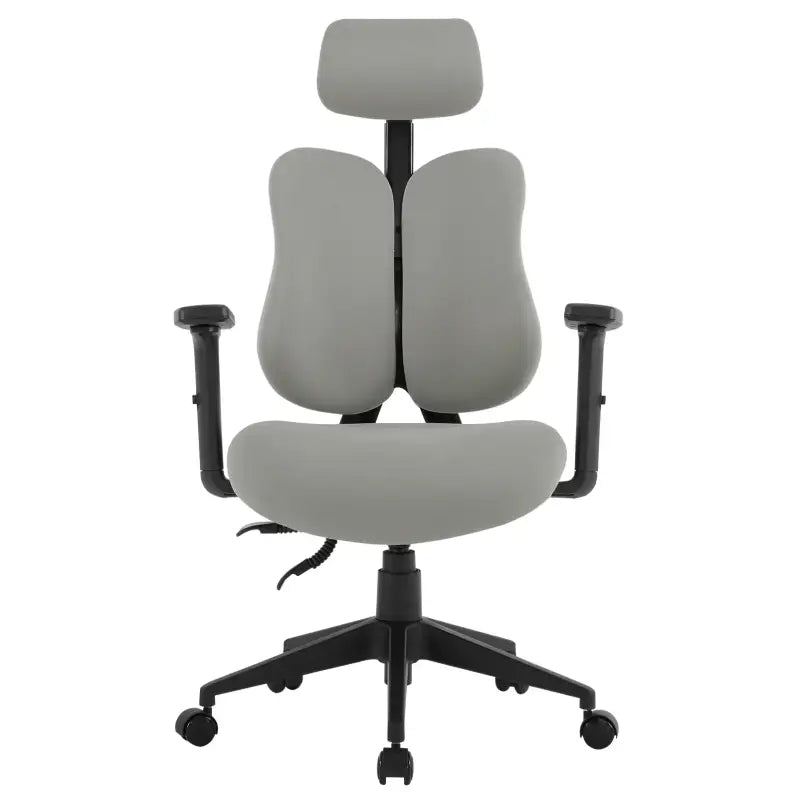 BukkitBow ergonomische bureaustoel met ademende mesh, verstelbare rugleuning en stevige metalen constructie, geschikt tot 150 kg.