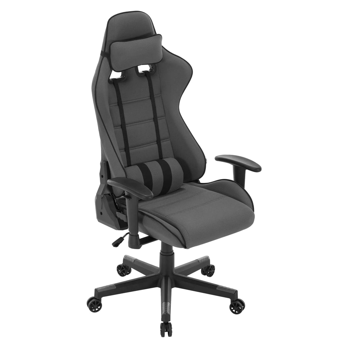 BukkitBow ergonomische gamestoel met mesh-stof, verstelbare rugleuning en comfortabele zitting voor gamers.