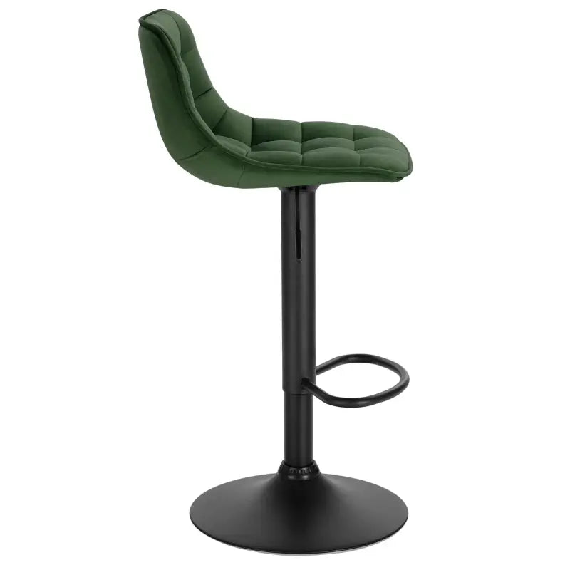 BukkitBow fluwelen barkruk met metalen onderstel, verstelbaar en 360° draaibaar, grote capaciteit, moderne zithoek voor interieur.