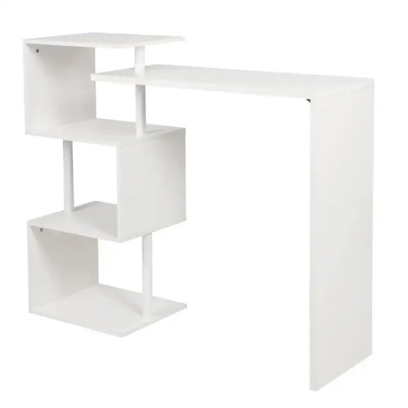 Moderne BukkitBow bartafel met vakken in wit, zwart of donkerbruin, 97,5x38cm, maximale belasting 100kg.