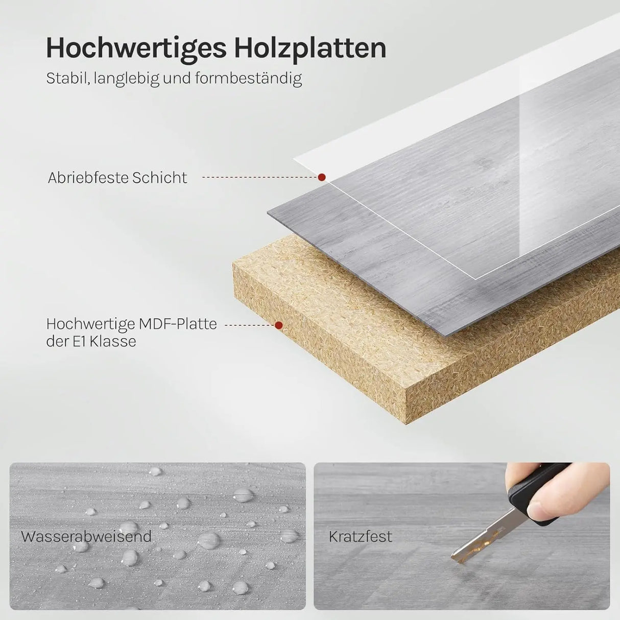 BukkitBow - Moderne Zwevende Wandplank - Verborgen Bevestiging - Houtlook