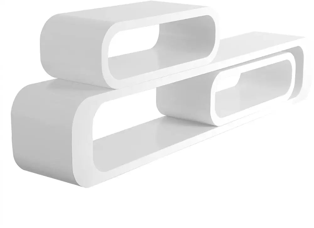 BukkitBow - Moderne Zwevende Wandplanken Set - 3-delig