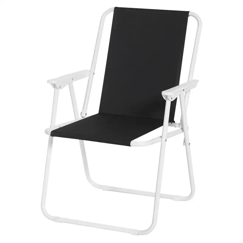 BukkitBow opvouwbare campingstoel met oxford doek en ijzeren frame, lichtgewicht, maximale belasting 100 kg.