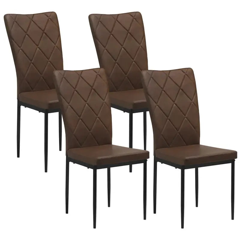 BukkitBow set eetkamerstoelen met leren en fluwelen bekleding, metalen frame, zithoogte 46 cm, geschikt voor diverse interieurstijlen