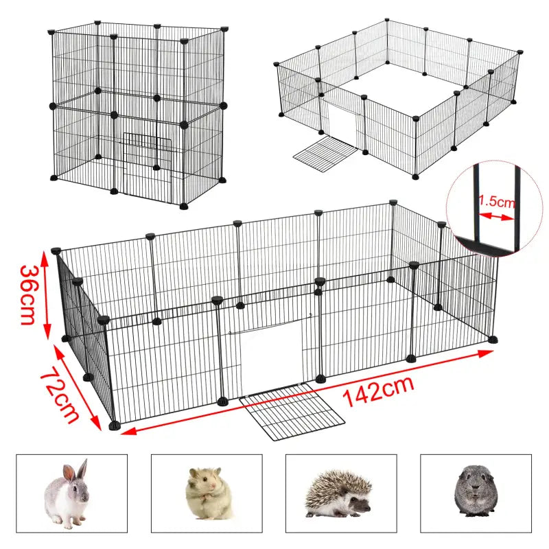 BukkitBow - Modulaire Knaagdieren Ren - IJzeren Panelen