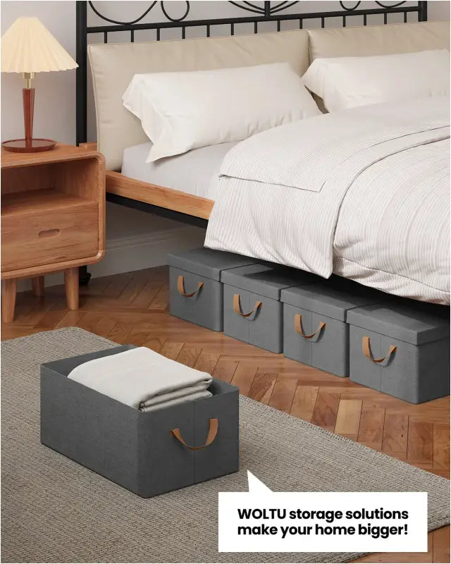 BukkitBow - Opbergdoos met Handvaten - Stoffen Opbergbox