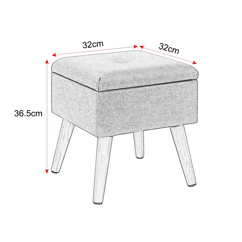 BukkitBow - Opbergkruk - Comfortabele Poef - Handige