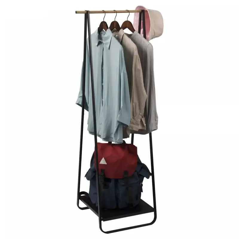 BukkitBow - Staande Kapstok - met Kledingplank - Eenvoudig