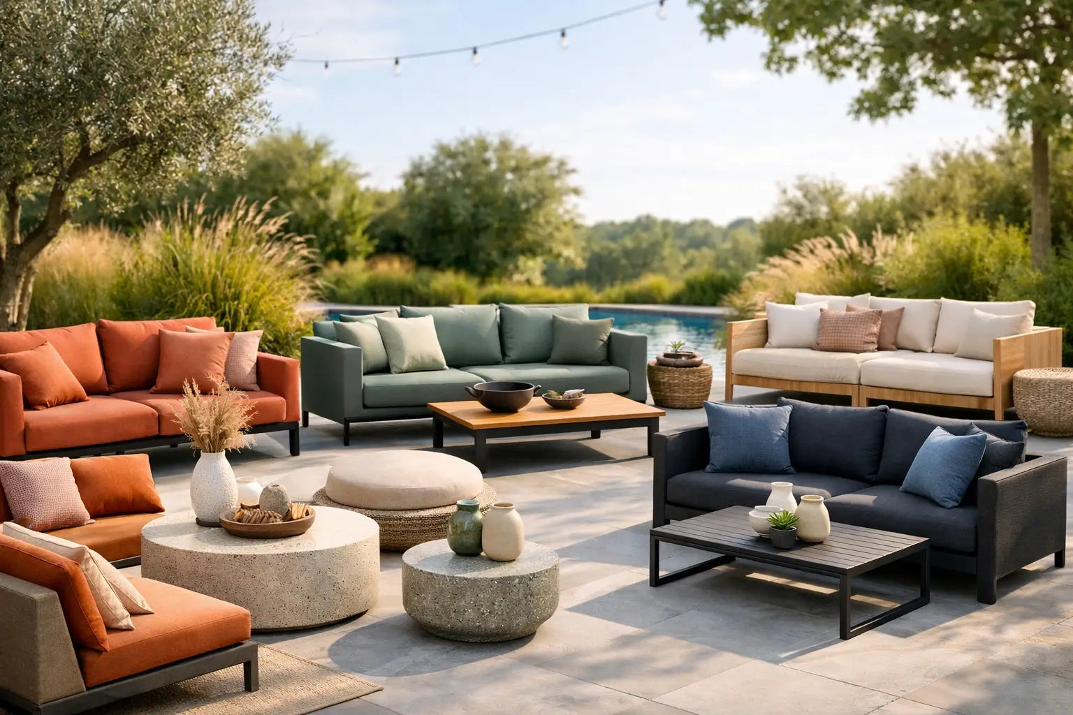Tuinmeubel kleuren trends 2026 die scoren