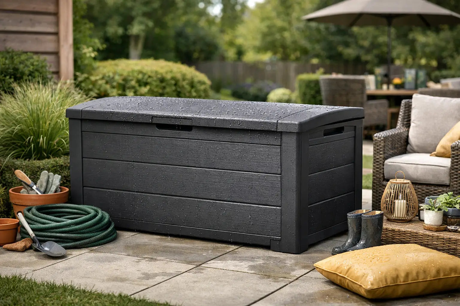 Tuin opbergbox waterdicht kiezen zonder miskoop