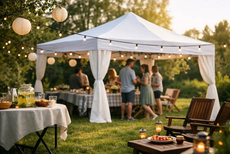 Goedkope partytent voor tuinfeest kiezen