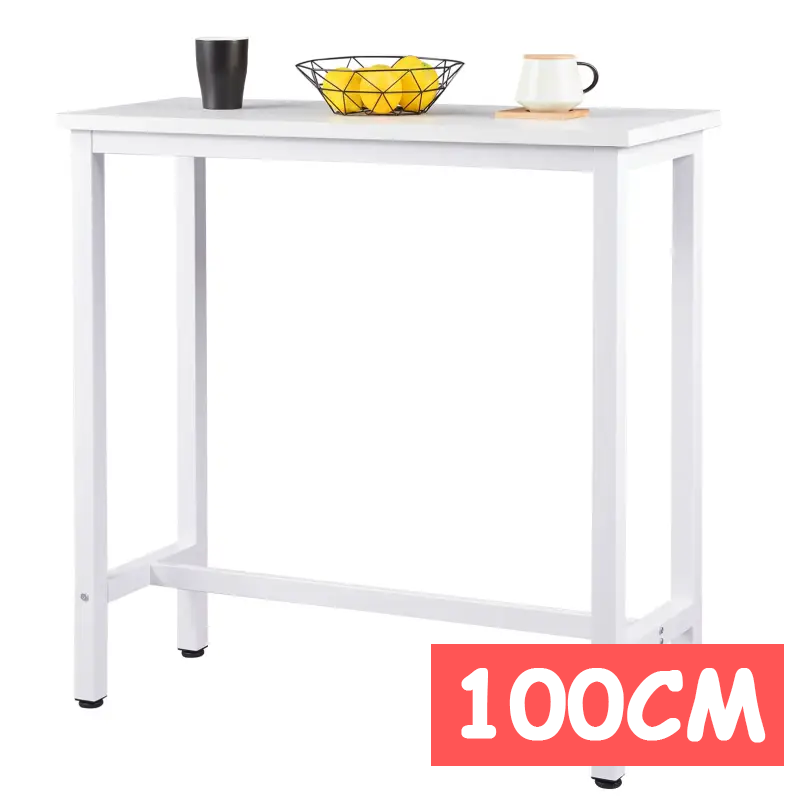 BukkitBow – Luxus-Bartisch – Bartisch für drinnen und draußen – Metall-Bartisch – rechteckige Bar – 100 x 40 x 100 cm