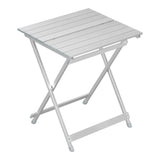 Lichtgewicht campingtafel van aluminium van BukkitBow, opvouwbaar en geschikt voor outdoor gebruik, zichtbaar in de afbeelding
