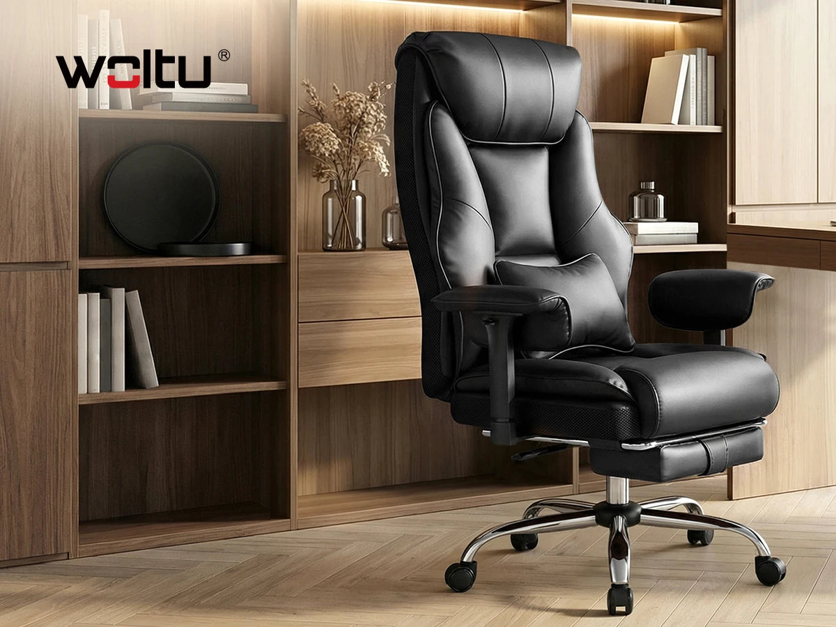 BukkitBow - Ergonomische Bureaustoel - Directeursstoel - Kunstleer - In Hoogte Verstelbaar