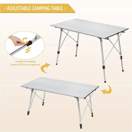 BukkitBow - Aluminium Opvouwbare Campingtafel