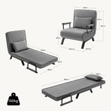 Verstelbare en opvouwbare BukkitBow 3-in-1 ligstoel met comfortabele zitting en stevige frame voor ontspanning.