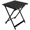 BukkitBow aluminium inklapbare campingtafel, lichtgewicht en duurzaam design, afmetingen 50,5x46,5x60cm, geschikt voor kamperen.