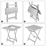 BukkitBow aluminium inklapbare campingtafel, lichtgewicht en duurzaam ontwerp, afmetingen 50,5x46,5x60cm, geschikt voor kamperen.
