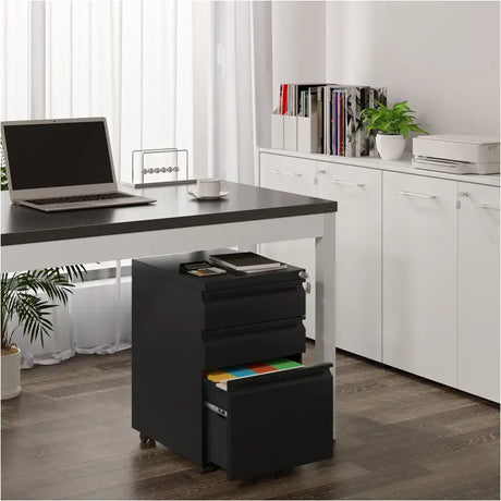 BukkitBow - Archiefkast met Slot - Opbergruimte met 3 Lades