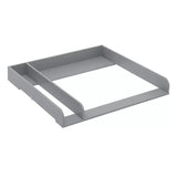 BukkitBow baby verschoontafel los opzetstuk voor commode in grijs of wit, 80x74,5x8,5 cm, geschikt voor baby's.
