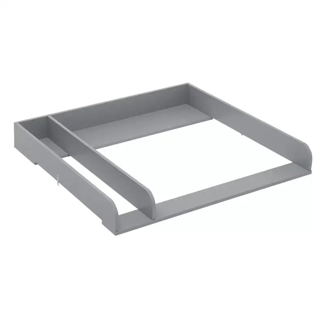 BukkitBow baby verschoontafel los opzetstuk voor commode in grijs of wit, 80x74,5x8,5 cm, geschikt voor baby's.