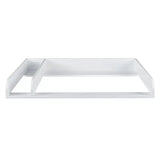 BukkitBow baby verschoontafel los opzetstuk voor commode, grijs of wit, 80x74,5x8,5 cm, zacht en stevig voor baby's verzorging