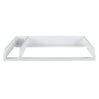 BukkitBow baby verschoontafel los opzetstuk voor commode, grijs of wit, 80x74,5x8,5 cm, zacht en stevig voor baby's verzorging