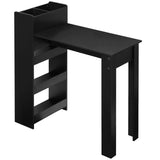 BukkitBow bartafel met opbergruimte, stevige constructie, multifunctioneel ontwerp met planken en bakken voor gezellige ruimte.