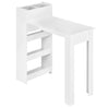 Stevige BukkitBow bartafel met opberglades, planken en bakken, multifunctioneel en geschikt voor thuis of horeca.