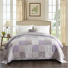 Dik gewatteerd BukkitBow bedsprei met patchwork patroon in diverse maten en kleuren, zacht en duurzaam voor comfortabele slaap.