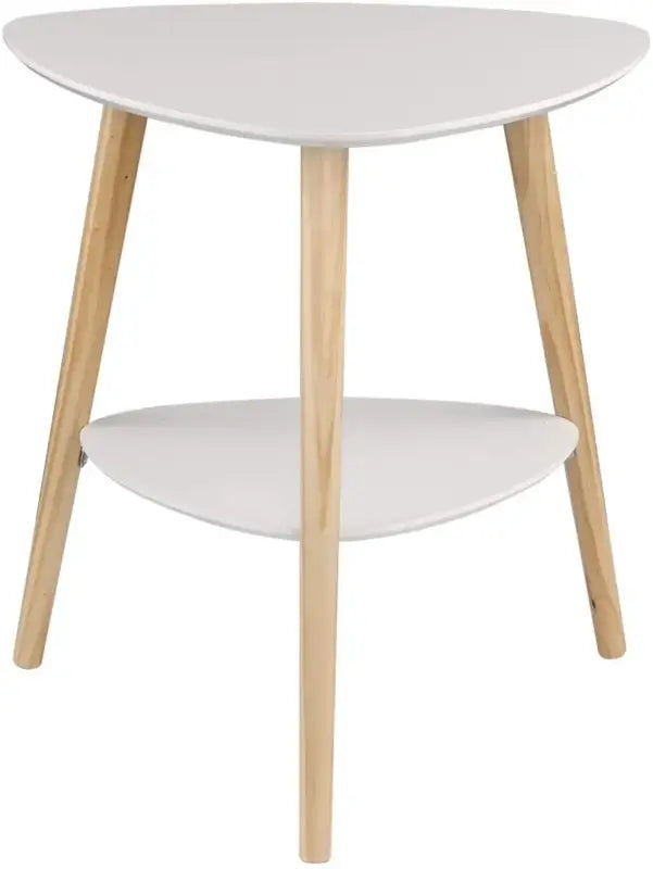 BukkitBow bijzettafel van massief hout met afmetingen 50x40x55cm, belastbaar tot 5kg, geschikt als nachtkastje of bijzettafel