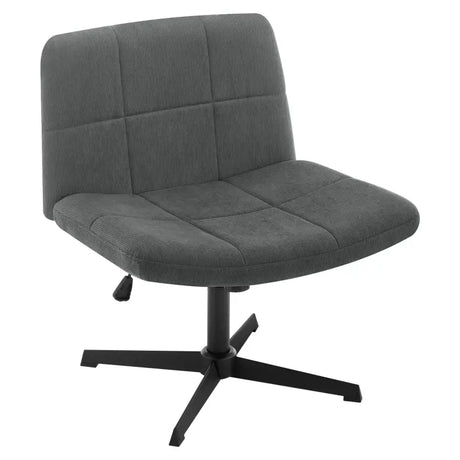 BukkitBow bureaustoel met hoogteverstelling, brede zitting en fluwelen of corduroy bekleding, comfortabel en stijlvol design