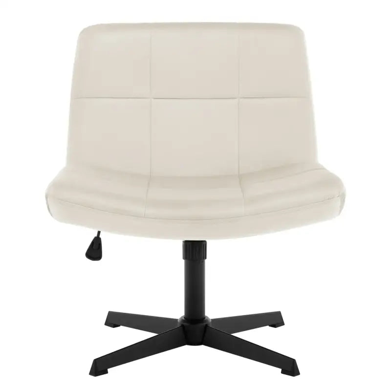 BukkitBow bureaustoel met hoogteverstelling, brede zitting en fluwelen of corduroy bekleding, geschikt voor comfortabel werken