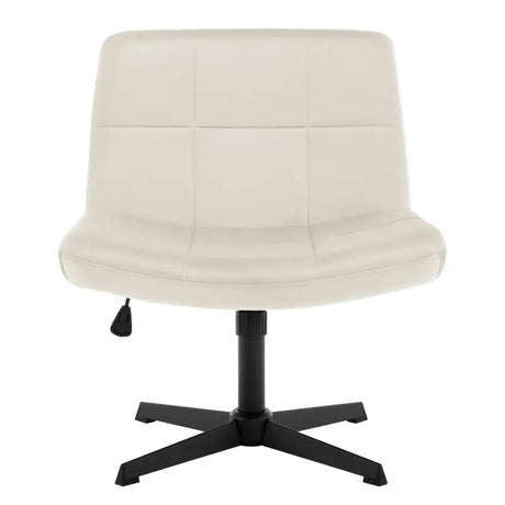 BukkitBow bureaustoel met hoogteverstelling, brede zitting en fluwelen of corduroy bekleding, geschikt voor comfortabel werken.