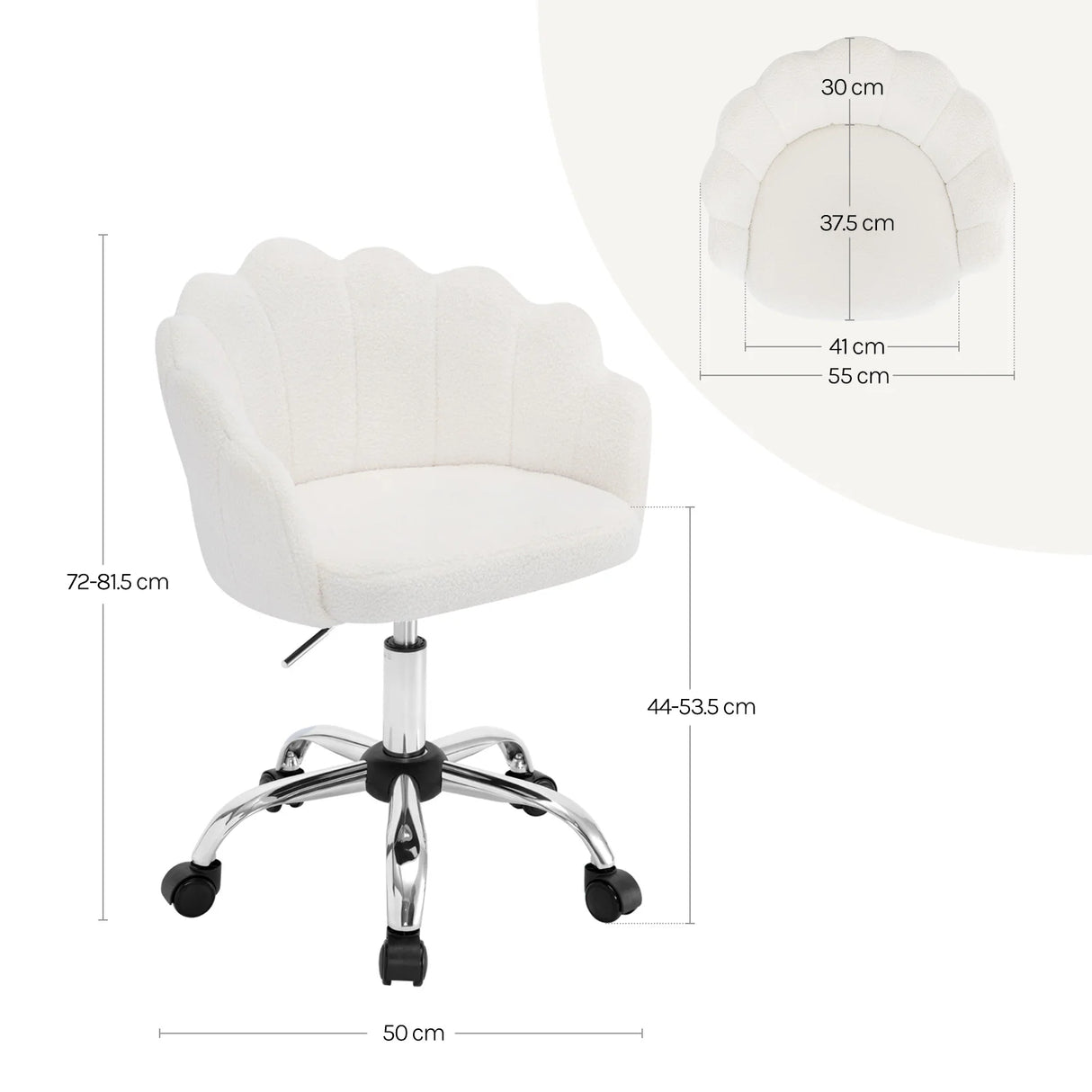 BukkitBow bureaustoel met stoffen bekleding, verstelbare functies en lendensteun voor extra comfort.