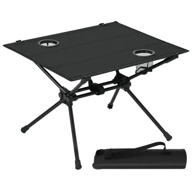 BukkitBow campingtafel set met opberghoes, lichtgewicht en opvouwbaar, gemaakt van metaal en Oxford-stof, geschikt voor kampeergebruik