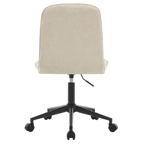 BukkitBow comfortabele bureaustoel met badstof bekleding, verstelbare hoogte en gevoerde zitting voor extra comfort.