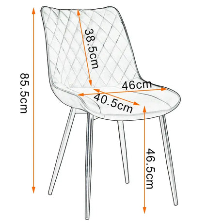 BukkitBow eetkamerstoel met ergonomisch ontwerp en vloerbescherming, 85,5 cm hoog, stevigheid en comfort in de eetkamer.