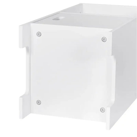 BukkitBow Compact nachtkastje van hoogwaardige MDF, 30x60x30 cm, met ruime opbergruimte en modern design.