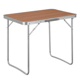 BukkitBow compacte opvouwbare campingtafel met handvat, lichtgewicht en draagbaar voor kampeeractiviteiten en buitengebruik.