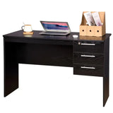 BukkitBow computerbureau met afsluitbare ladeblok, afmetingen 60x120x75cm, ideaal voor kantoor of thuisgebruik.