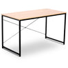 BukkitBow computertafel of bureau met spaanplaat en metalen frame, 120x60x70cm, geschikt voor thuis of kantoor.