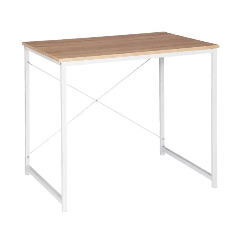 BukkitBow computertafel bureau van spaanplaat en metaal, 80x60x70cm, geschikt voor werk of studeren.
