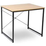 BukkitBow computertafel bureau met spaanplaat en metalen frame, afmetingen 80x60x70cm, geschikt voor kantoor of thuisgebruik